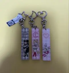 セーラームーン セーラーちびムーン セーラープルート アクリルキーホルダー 3点