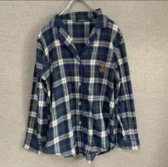 ラルフローレン 90s ビンテージ チェック柄 パジャマシャツ 古着 used