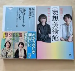 現代アートをたのしむ ＋ 妄想美術館　新書2冊セット
