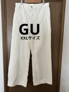 GU パッチポケットセミワイドジーンズ XXLサイズ