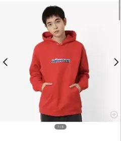 【新品未使用！元値13200円！】atmos 赤パーカー XL