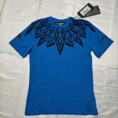 【新品タグ付き】Hydrogen Tシャツ Mサイズ スカル 幾何学模様 青
