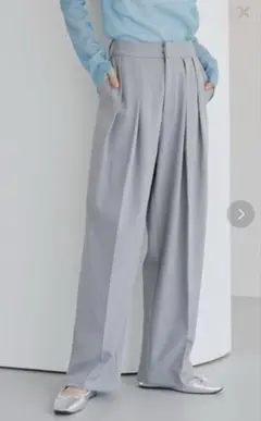 インタックセンタープレスワイドパンツ　titivate