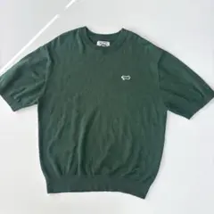 『アーバンリサーチドアーズ ペニーズ』半袖 ニット Tシャツ グリーン