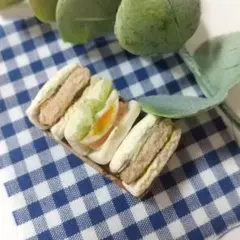 ミニチュアフード ミニチュアパン サンドイッチ