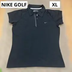 美品‼️レディース【NIKE GOLF】XL ナイキ　ゴルフ　ポロシャツ　黒