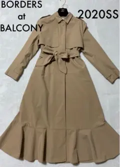 美品✨BORDERS at BALCONY✨20SS✨スプリングコート フリル