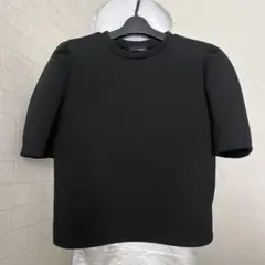 Re:EDIT リエディ　お袖可愛い黒のトップス