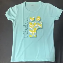 röche 水色 グラフィックTシャツ M