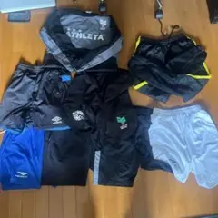 サッカーウェアセット　半ズボン6着　長袖上下1着ずつ