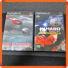 PS2ソフト【人命救助ゲーム】ハード ラック、レスキューヘリ エアレンジャー