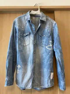 DENIM BY VANQUISH & FRAGMENT デニムシャツ M