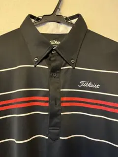 (美品)Titleist ストライプポロシャツ