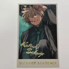 爆豪勝己　メモリアルコレクション　箔押し　僕のヒーローアカデミア　原画展
