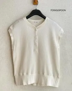 フォーク＆スプーン　FORK&SPOON　ワッフルヘンリーネックプルオーバー♪