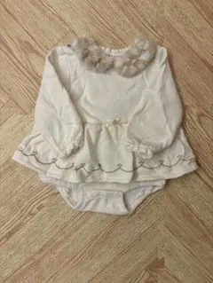 《1度使用のみ》バースデイ　cottoli ロンパース　80cm