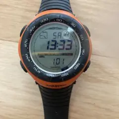 SUUNTO デジタル腕時計 オレンジ/ブラック