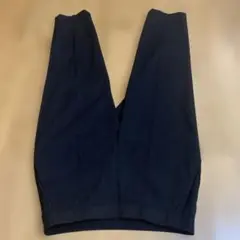 ユニクロ　ブラック　スラックス ストレートレッグ