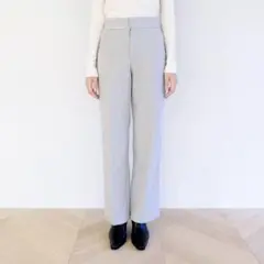新品SeaRoomlynn Bondingストレートスラックス ヘザーグレーM