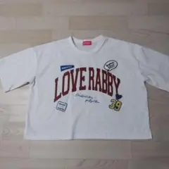 LOVE RABBY Tシャツ 140サイズ ホワイト