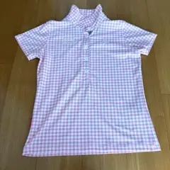 【週末お値下げ】ルコック lecoqピンクチェック レディース ゴルフMサイズ