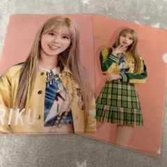 NiziUくじ第2弾クリアファイル2枚セット賞(RIKU)