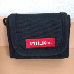 MILKFED. 三つ折り財布　ブラック　美品