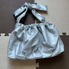 新品未使用　ドットリボンショルダーバッグ