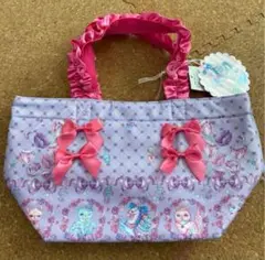 新品未使用タグ付き　トートバッグ　エコネコ　ラベンダー　ピンク