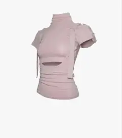 theredthread S shoulder harness tops ピンク
