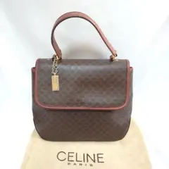 CELINE マカダム柄 ハンドバッグ