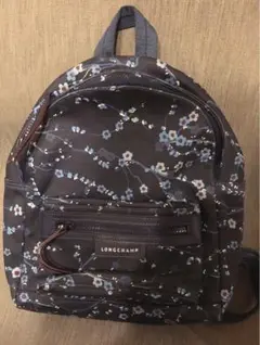 未使用品 ロンシャン 花柄 リュック
