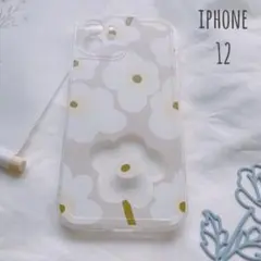 新品 iphone12ケース クリアベージュ スマホケース
