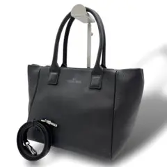 美品 PRECIOUS PRESTIGE 2wayショルダーバッグ レザー 黒