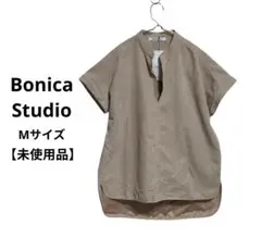 【未使用品】 Bonica Studio スキッパーシャツ ブラウス M