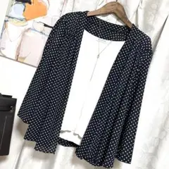 【美品】Leilian レリアン *ドットカーディガン 13+