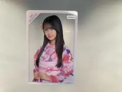 瀬戸口心月　乃木坂46 購入特典　C賞　個別クリアカード　8月ver