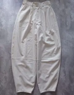 美品 Eimee Law コクーンライン ポンティングパンツ ホワイト