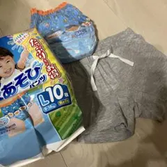 ムーニー　水あそびパンツ　短パン　2点セット