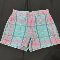 Ralph laurenチェック短パン レディース　サイズ6