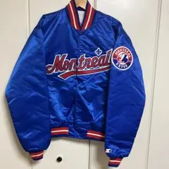 90年代 MLB 旧モントリオール エキスポス　サテンジャケット　スターター　L