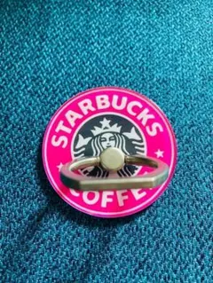 ✨大人気✨スタバ・スマホリング✨ピンク