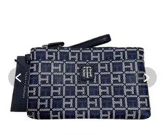 TOMMY HILFIGER 幾何学模様 クラッチバッグ　セカンドバック　ポーチ