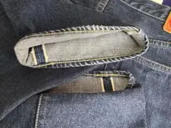 DENIME 1940's 501XX革パッチモデルW33濃い目チェーンステッチ