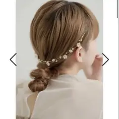 niana パールフラワーヘッドドレス