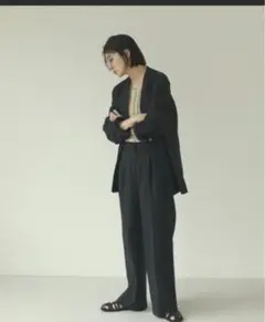 todayful★Dobby Linen Trousers
