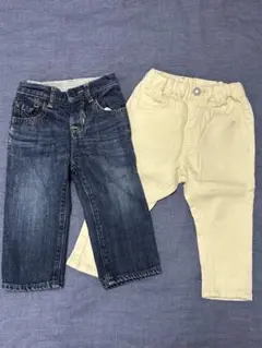 デニムパンツ　2枚セット　80 90