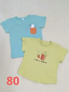 【送料無料】80Tシャツ　branshesなど2枚セット！