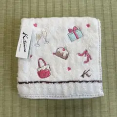 K.tamura 刺繍デザイン タオルハンカチ