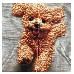 新品　犬のクッションカバー　プードル　サイズ50×50